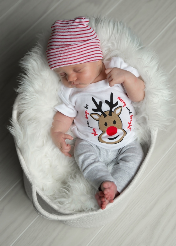 baby's first christmas outfit newborn