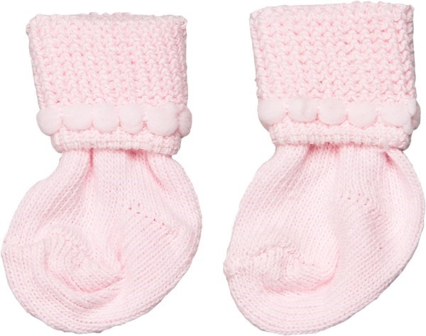 pink baby sock