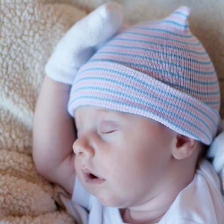 1-Ply Preemie Hospital Baby Hats #PBC-620