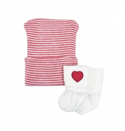 Newborn Baby's First Valentine's Day Set