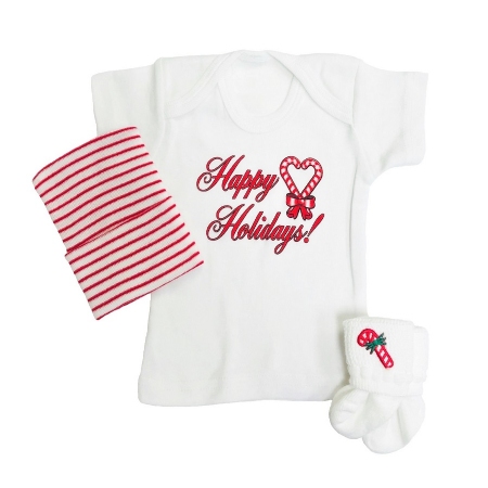 First Christmas Newborn Baby T-shirt Set
