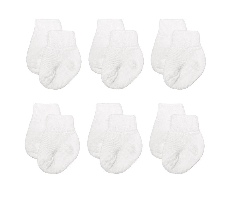 Simple Newborn Baby Cotton Socks