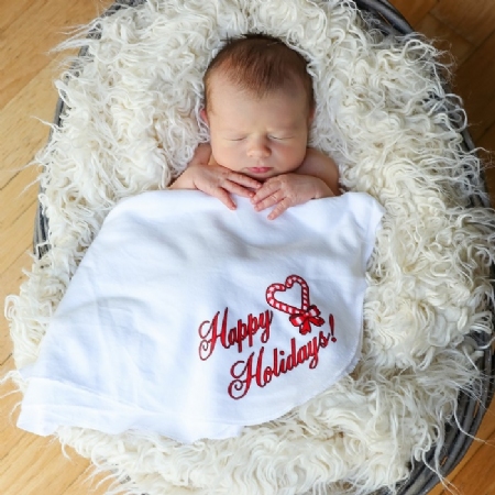 Holiday Receiving Blankets