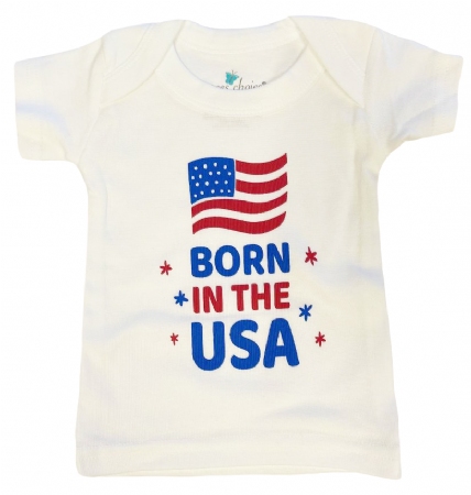 Newborn Born in The USA T-Shirt #TS-USA