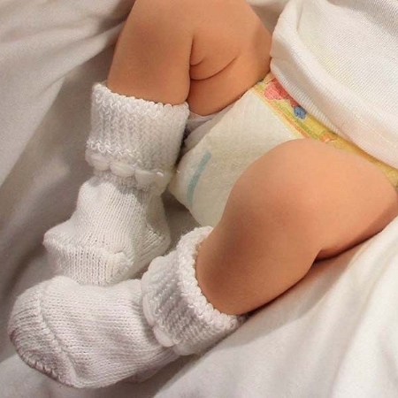 Newborn Hospital Baby Socks #SK-WB