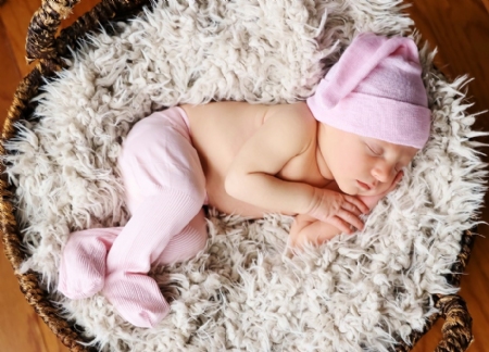 Newborn Baby Girl Pink Tights #NRT-SP