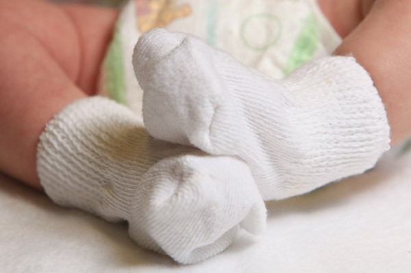 Newborn Hospital Simple Socks - 120/Case #SK-55