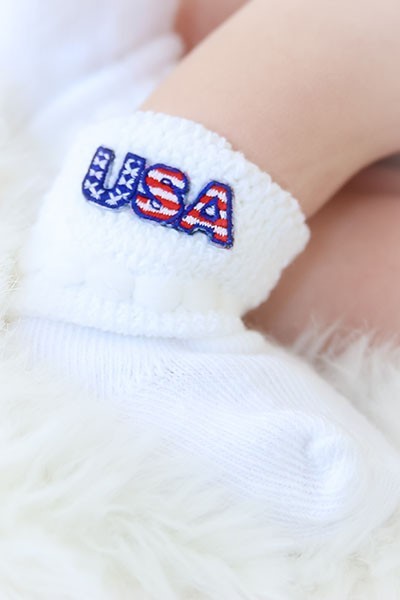 Newborn USA Socks #SK-USA