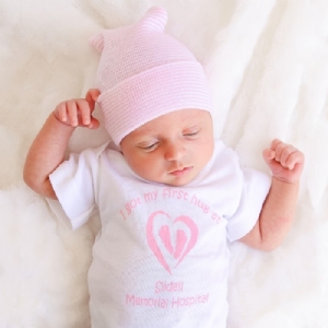 Keepsake Newborn Romper- 1 Color Print #BW-03WL