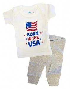Born in The USA Newborn Outfit