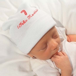 Feliz Navidad Two-Ply Infant Cap #BC-FN