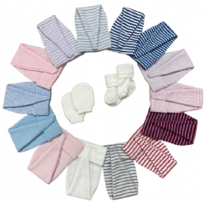 All Lullaby Set Options (Cap with Mittens and/or Socks)