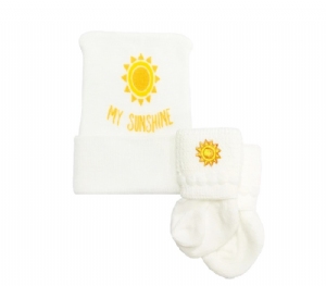 Newborn Baby My Sunshine Hat & Sock Set