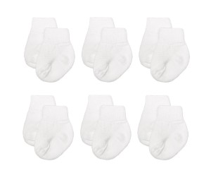 Simple Newborn Baby Cotton Socks