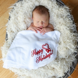 Holiday Receiving Blankets