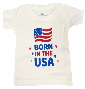 Newborn Born in The USA T-Shirt #TS-USA