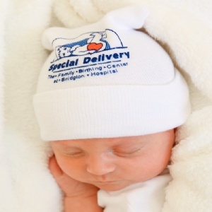 Logo Single-Ply Hospital Baby Hats #BC-620WL