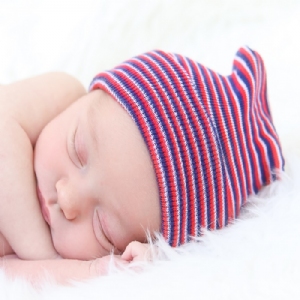 Red, White & Blue Newborn Hat #BC-620RWB