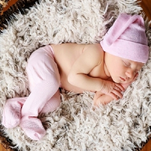 Newborn Baby Girl Pink Tights #NRT-SP
